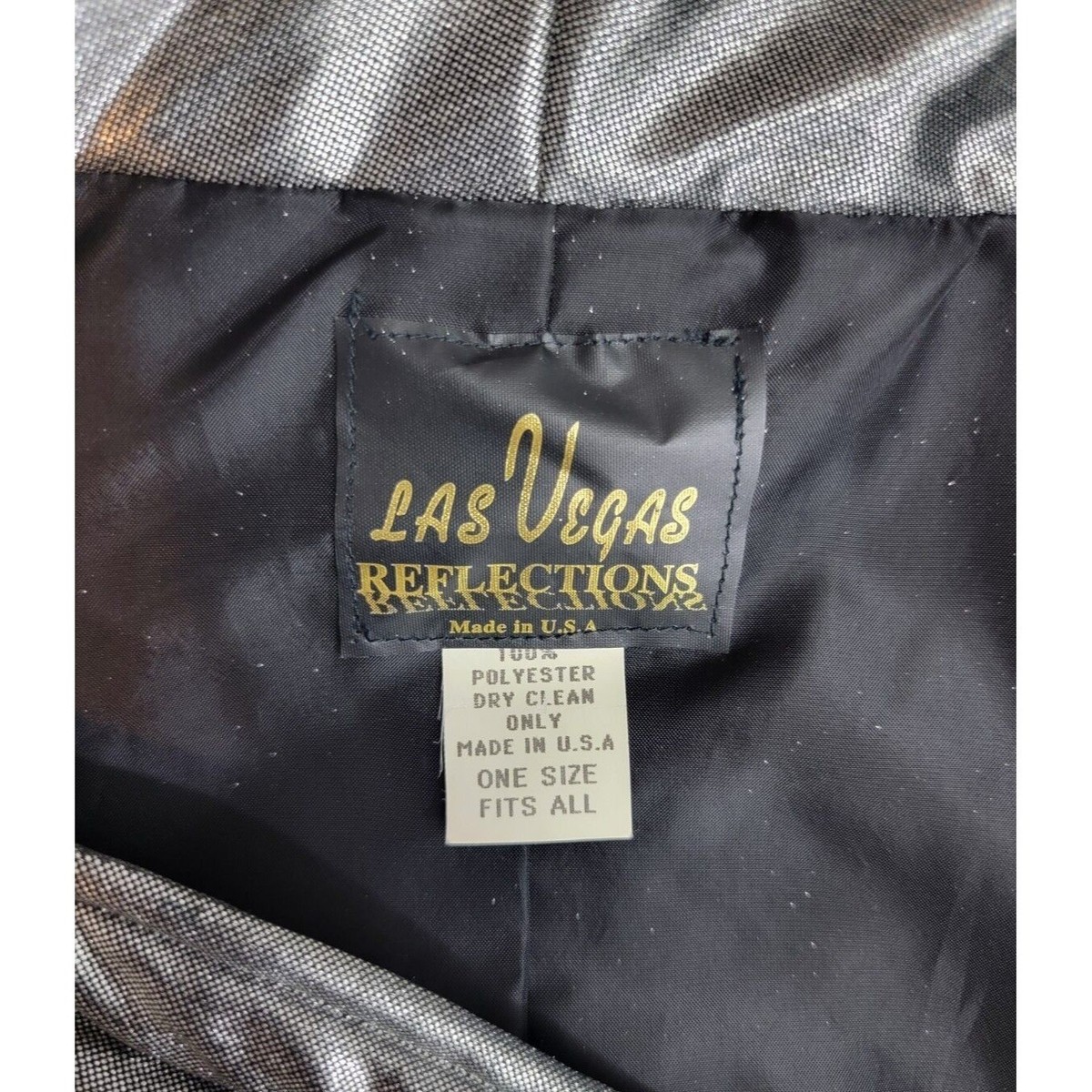 超希少 90s USA製 メトロゴールドウィンメイヤー ムービー 霜降りグレー VTG Silver Jacket ONE SIZE MC Hammer Performance Style Las