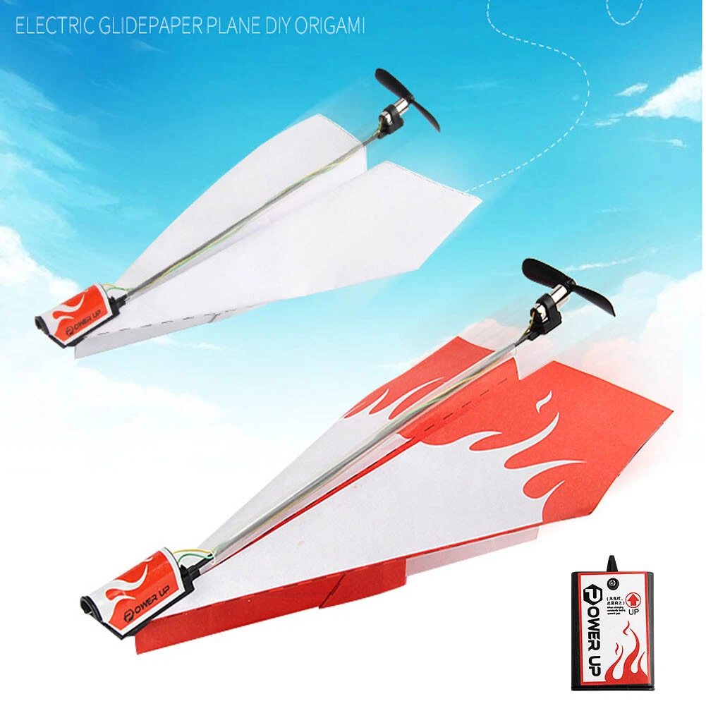 PowerUp 2.0 Paper Airplane Conversion Kit | Electric Motor for DIY Paper Planes