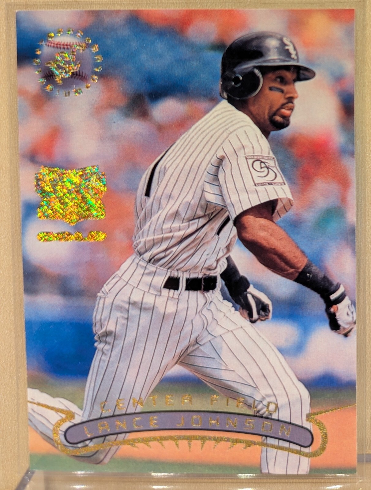 1996 Topps Stadium Club EXTREME PLAYERS GOLD Lance Johnson RARE PARALLEL