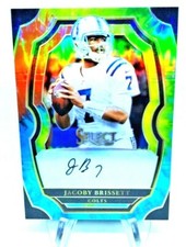 🔥 Jacoby Brissett 2017 Panini Select Football Auto Tie-Dye Parallel 1/15 Rare 