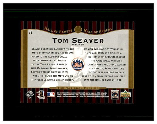 TOM SEAVER YOU PICK SEE SCANS OF EVERY CARD ALL TOM SEAVER CARDS ODD BALL METS - Bild 59 von 183