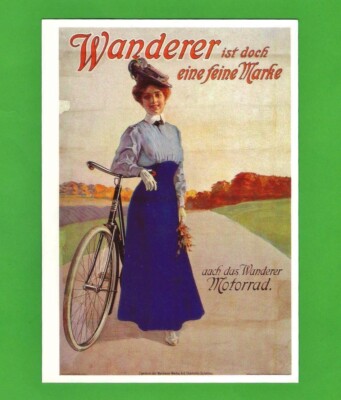 Fotoglob Postkarte 1678 - Wanderfahrräder - Chemnitz - 1905 Plakat