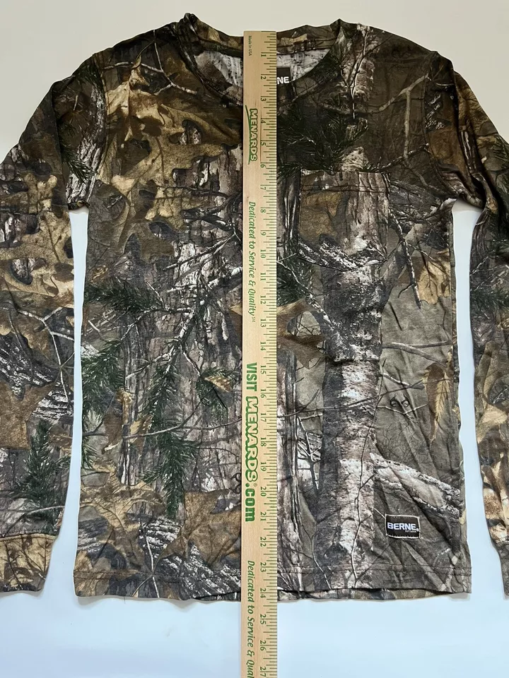 Berne Apparel Long Sleeve Camouflage Shirt Realtree Xtra Camo - Image 4 of 4