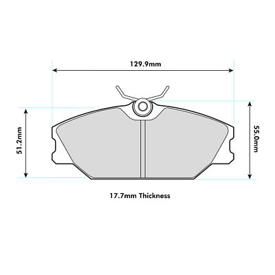 Ferodo DS3000 Competition / Motorsport Front Brake Pad Set - FCP406R