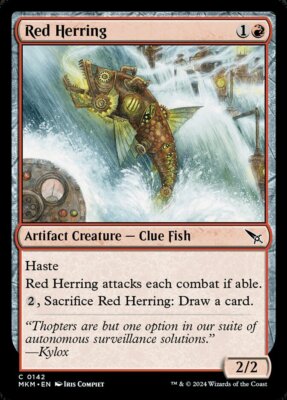 MTG Murders at Karlov Manor *FOIL* C Red Herring #0142