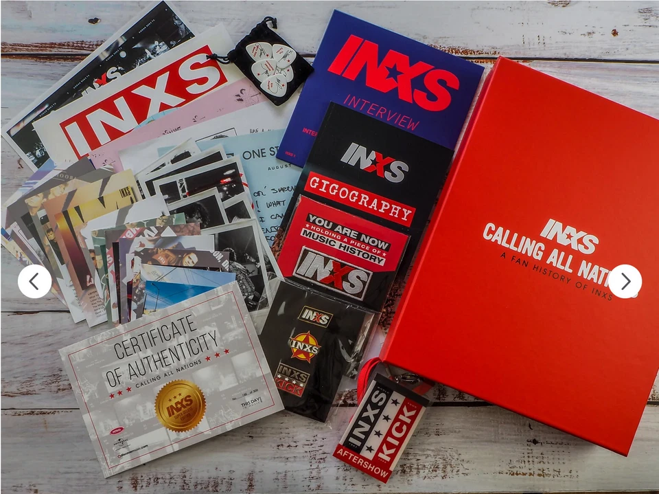 Deluxe Edition INXS book - Calling All Nations - Image 4 of 4