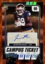 2021 Contenders DP Campus Ticket Rookie Autograph #323 Javon McKinley RC