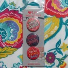 Gibbs Smith Lot 3 Brand New Pins Books Bookworm Pins 1 inches Pins — photo 1