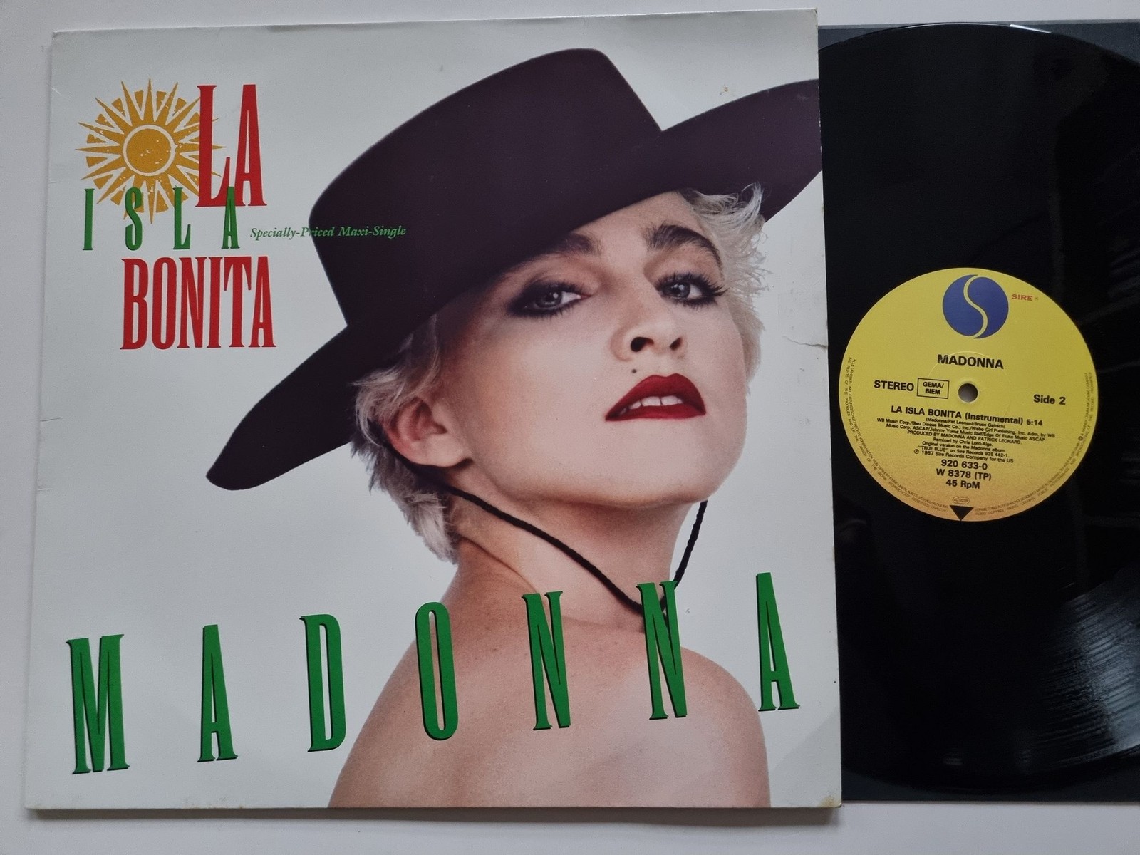 Madonna - La Isla Bonita 12'' Vinyl Maxi Europe