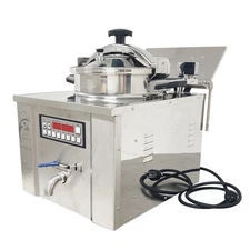 Stainless Steel Pressure Fryer 22L 220V Numerical Control Desktop Type  3.5KW