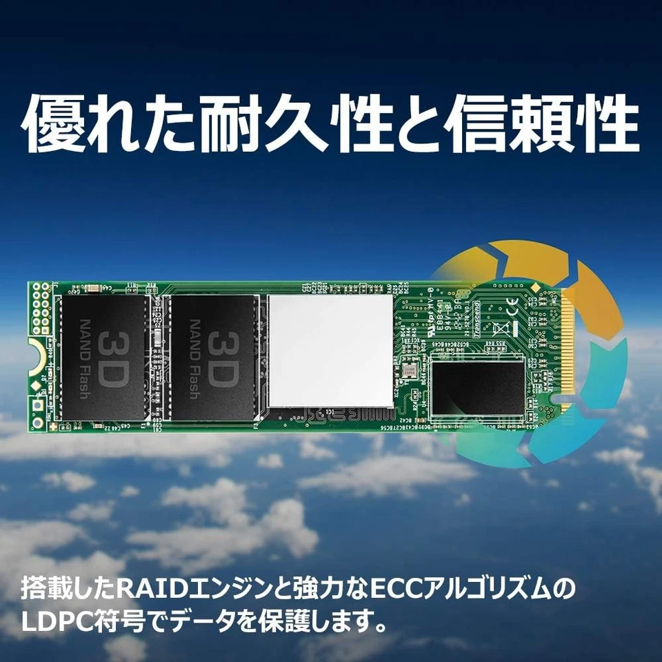 Transcend MTE220S 256 GB NVMe PCIe Gen3 x4 M.2 2280 Internal Solid State Drive ( - Image 4 of 4