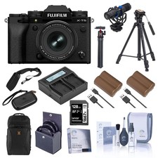 Fujifilm X-T5 Mirrorless Camera, Black with XF 16-50mm f/2.8-4.8 R LM WR Lens, B