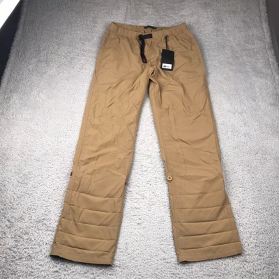 Gramicci Roll Up G Pants Womens S/31 Beach Khaki Convertible Belted Hiking NEW