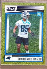 2022 Score Charleston Rambo RC Dots Gold /225 #398 Panthers