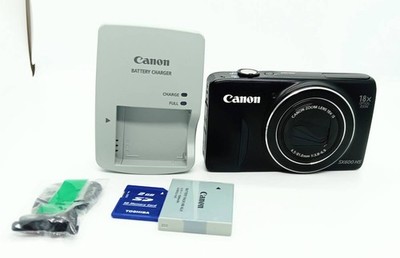 Canon camera Ｎｏ．149527 Canon SX600 HS 16MP Compact Camera 18x Zoom with Charger & SD Used