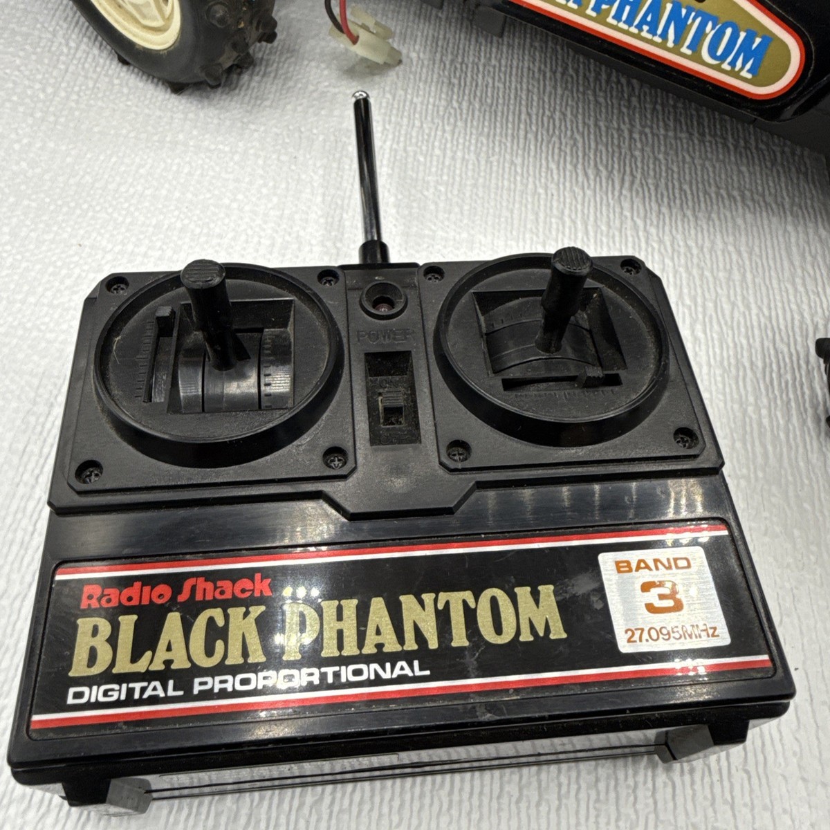 Radio Shack Black Phantom Twin Motor Vintage RC Car Nikko Made in