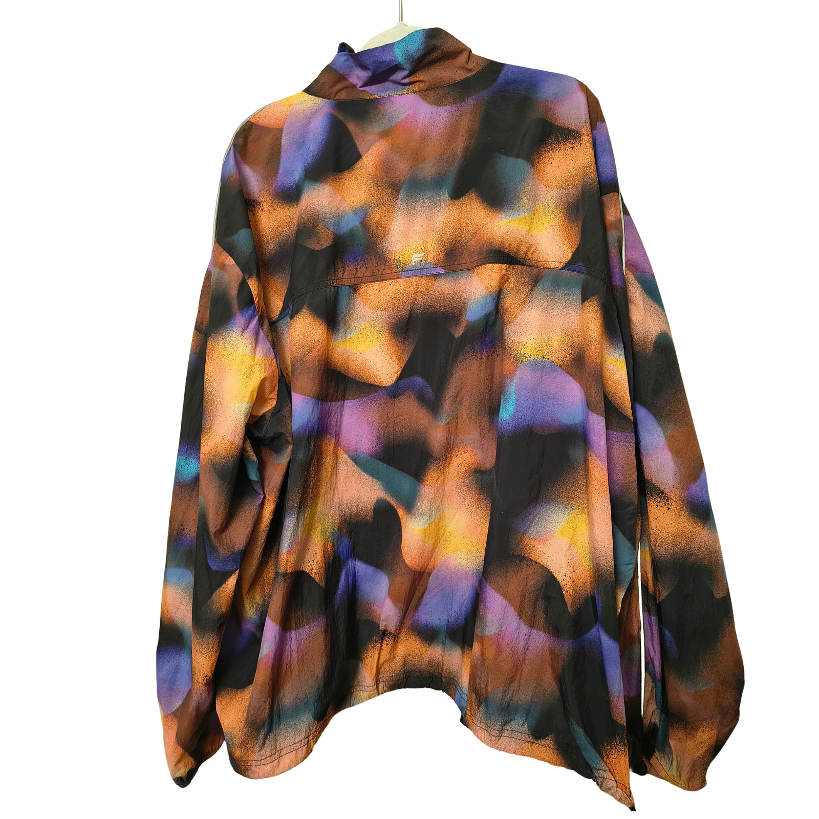 Fabletics Windbreaker Jacket 4X Plus Size Abstrac… - image 6
