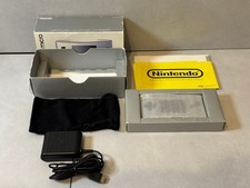 Excellent Nintendo Game Boy Micro Silver with AC Charger Boxed