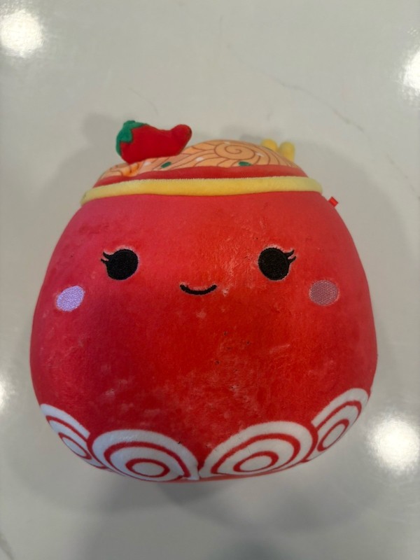 Squishmallow 8" Odion The Chili Spicy Ramen Noodles Bowl Plush Toy