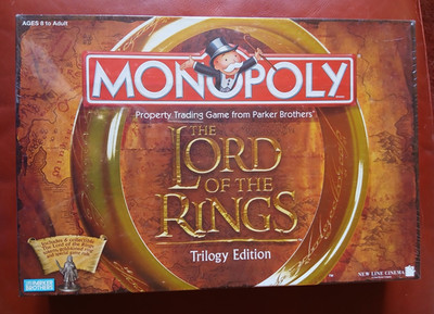 Monopoly Herr der Ringe Trilogie Edition - LOTR - Hasbro 2003 - SEALED
