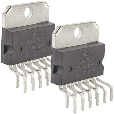 TDA7265 Stereo Audio Power Amplifier IC (2 - Pack) - 25W×2 Output, ±6V~±18V...