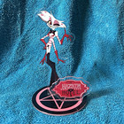 Hazbin Hotel Angel Dust Acrylic Standee Figurine w/ Display Stand Base — photo 1