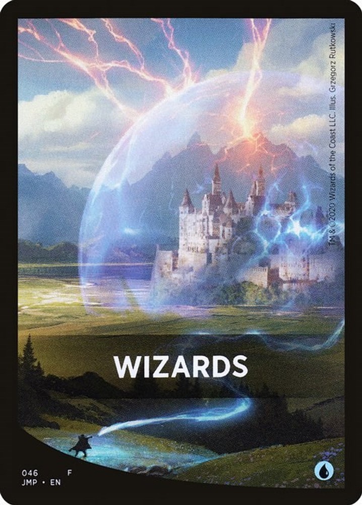 Wizards Theme Card - 46 - NM - Token - Jumpstart-Magic