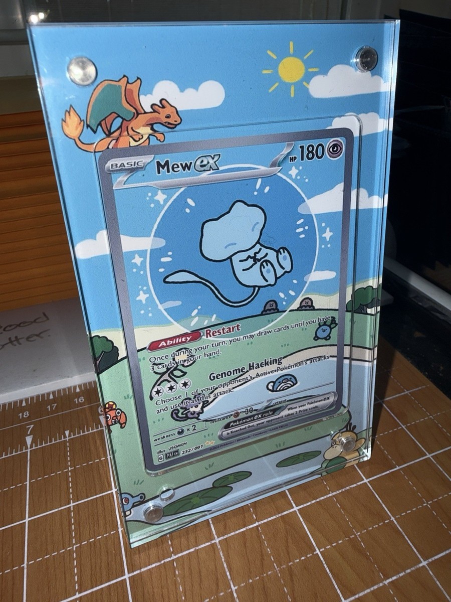 Mew EX SIR Paldean Fates 232/091 Pokemon Magnetic 🧲 Extended