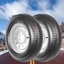 2 Pack St20575d15 Trailer Tire 5 Lug 6 Ply St205 75d 15 Tire With 15 Rim Wheel 2 Pack St20575d15 Trailer Tire 5 Lug 6 Ply St205 75d 15 Tire With 15 Rim Wheel
