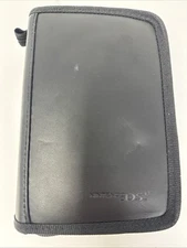 Nintendo DS Game Case Black Zips