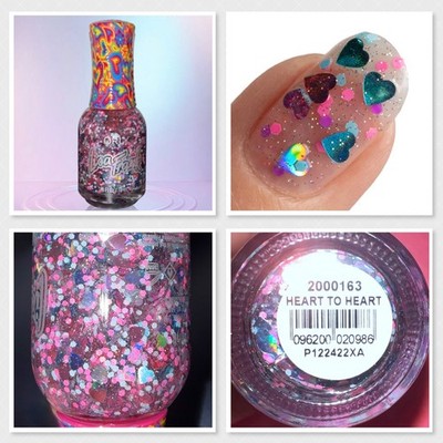 ORLY x LISA FRANK *HEART TO HEART* NAIL POLISH FULL SIZE 0.6 FL OZ UNOPENED