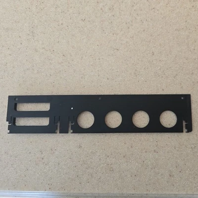 Wii Console Part Replacement Controller Memory Card Face Plate Case Cover Black - Image 1 of 3