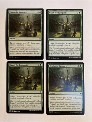 4x Mtg Ixalan Crash The Ramparts NM Magic The Gathering