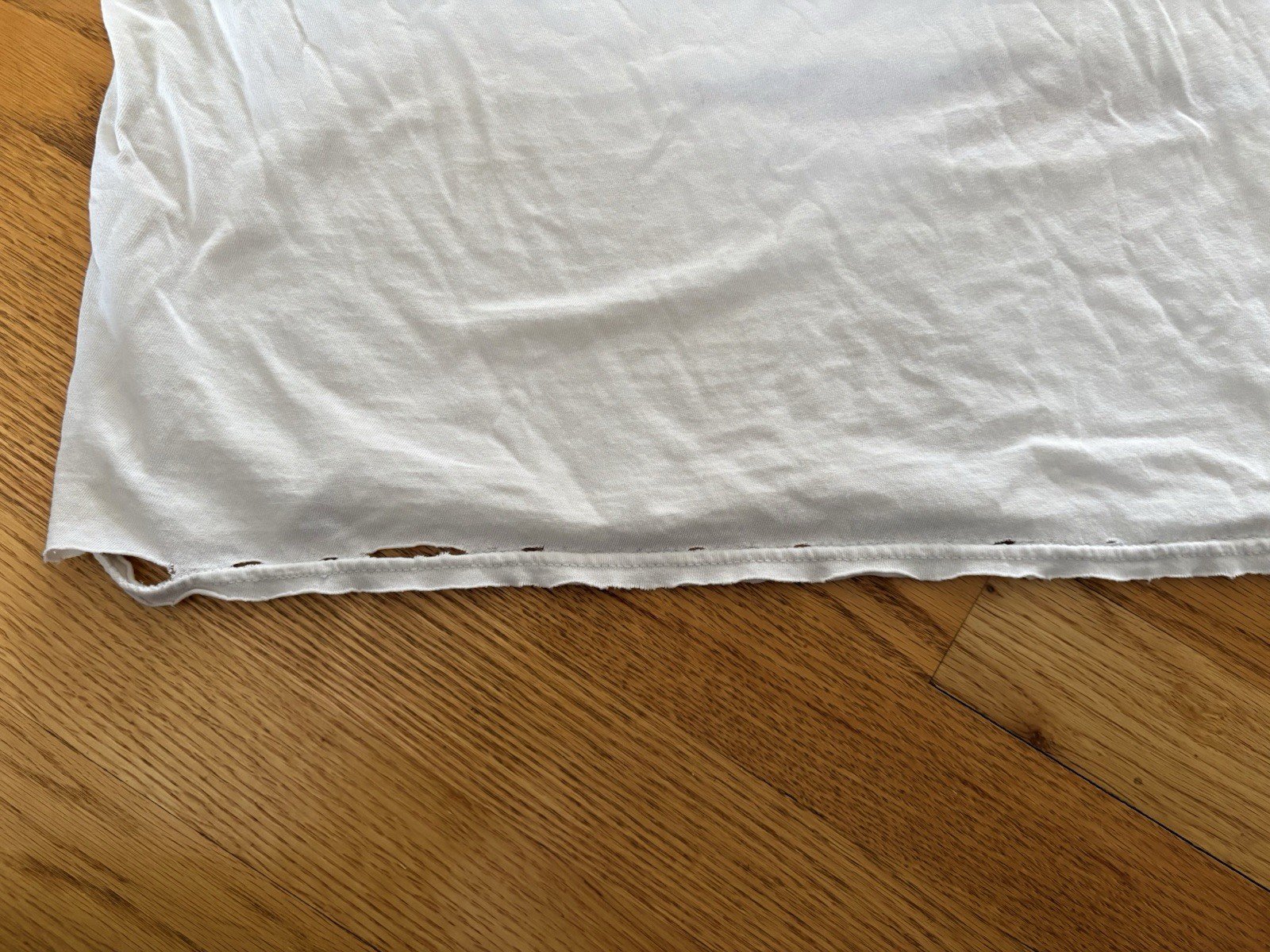 Trashed & Thrashed Thin Plain Blank T Shirt Mens … - image 15