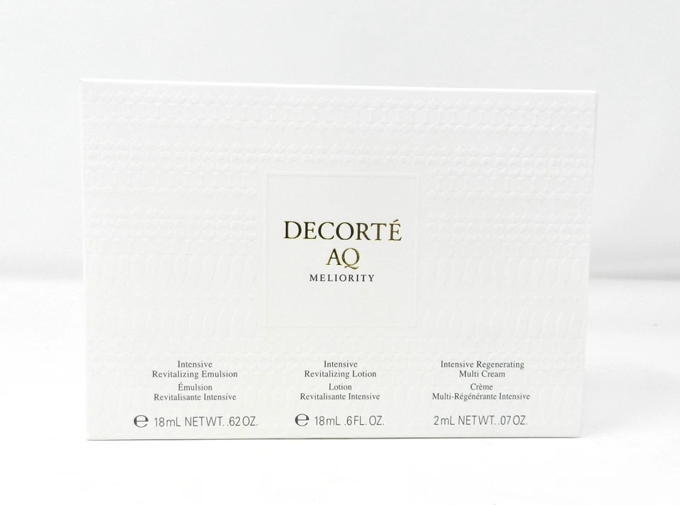 Decorte AQ Meliority Set Loción Emulsión Revitalizante Intensiva y Multi Crema Foto 2 de 4