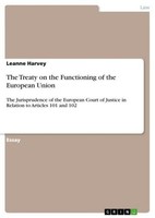 The Treaty On The Functioning Of The European Union Leanne Harvey