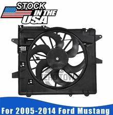 Engine Cooling Fan Radiator Fan Assembly w/ Resistor For 2005-2014 Ford Mustang