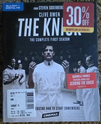 The Knick: The Complete First Season (Blu-ray, 2015, 4-Disc) NEW w/slipcover