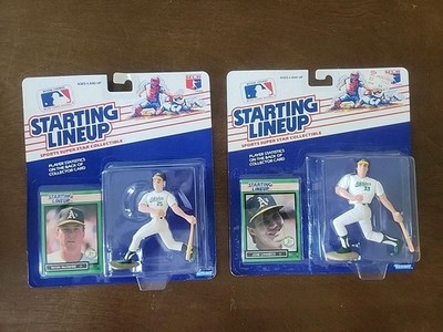 1989 Kenner Starting Lineup Jose Canseco & Mark McGwire Oakland A's Sealed