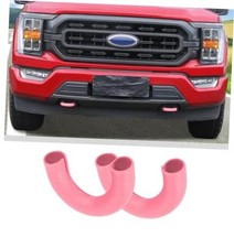 Front Bumper Tow Hook Covers Tow Trailer Hitch Receiver Cover Towing Pink