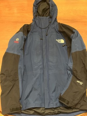 The North Face Summit Series XCR Shell Parka Jacket Men s Medium Blue Read Desc