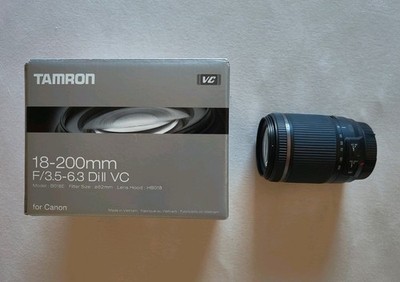 Tamron AF 18-200mm F/3.5-6.3 Objektiv für Canon Di II (2) Modell B018E