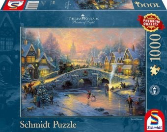 Winterliches Dorf (Puzzle) | Kinkade, Thomas | Spiel | 4001504584504-image