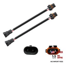 9005 9006 H8 H9 H11 Female Adapter Extension Wiring Harness Sockets Wires