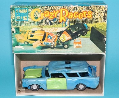 SSP SMASH-UP DERBY CRAZY RACERS 57 CHEVY BOXED EURO BOX 1972 CLIPPER KENNER H...