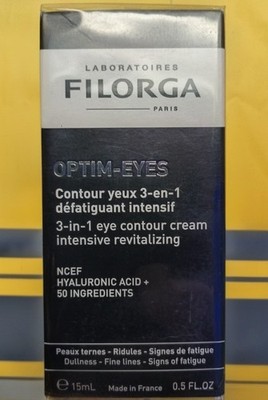 FILORGA OPTIM-EYES 3-in-1 Eye Contour Cream 0.5 fl oz Hyaluronic Acid