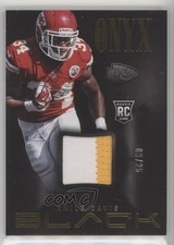 2013 Panini Black Onyx Rookie Materials Prime 9/25 Knile Davis #19 z5i