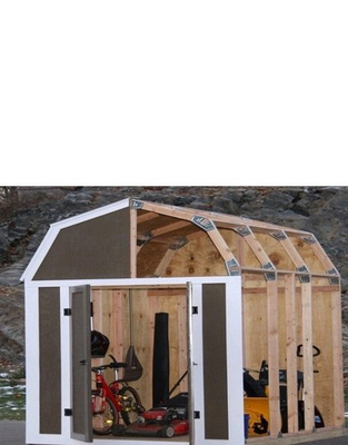 #ad #ad Barn Style Shed Kit Easy Assembly Durable Storage Solutions Garden Outdoor New $326.13