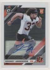 2019 Panini Donruss Optic Rookies Auto 8/99 Rodney Anderson #134 Auto 0c2