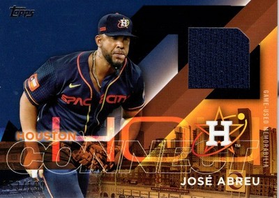 2024 Topps City Connection Swatch Coll Black #CC2JA Jose Abreu S2 Jersey/199 BB